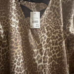 Leopard print sweater